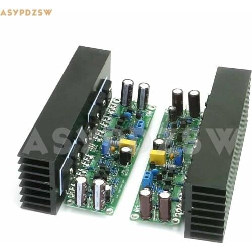 2 CH L15 Power amplifier IRFP240 IRFP9240 FET board With Angle aluminum/With Heat sink