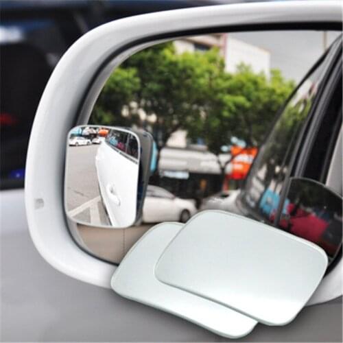 2 Pcs/Set Car Blind Spot Mirror Extra Wide Angle Auto Motorcycle Adjustable Rear View Mirror Universal Vehicle EXterior Supplies
