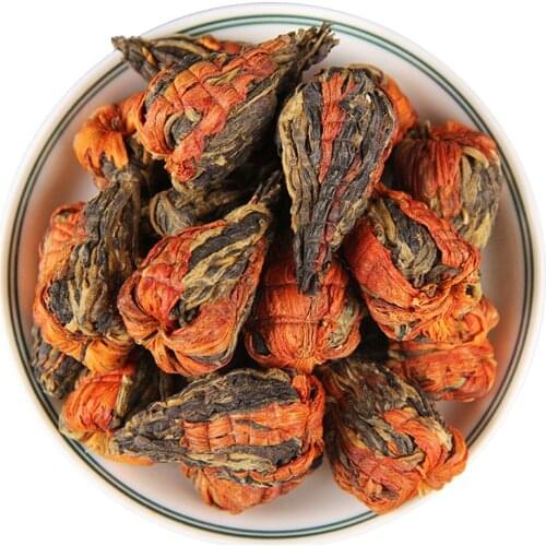 2021 Yunnan Black Chinese Tea Handmade Lily Pagoda Dianhong Fengqing Black Chinese Tea 100g