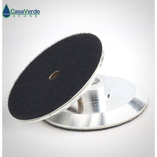 Free shipping 4 inch aluminum backer pad without copper thread 100mm for polishing machine