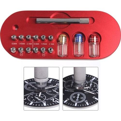 Free Shipping 12 Tips Watch Hand Removing Tool for Removing Delicate Watch Hands Without Touching the Dial