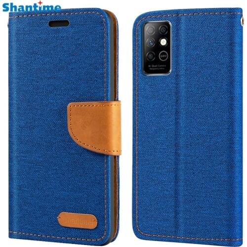 Oxford Leather Wallet Case For Infinix Note 8i X683 With Soft TPU Back Cover Magnet Flip Case For Infinix Note 8i X683