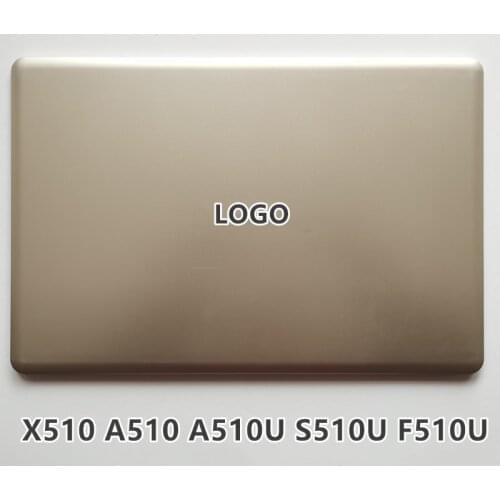 New laptop For ASUS X510 A510 A510U S510U F510U Golden LCD Back Cover Top Case