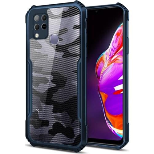 Rzants For Infinix Hot 10S Infinix Hot 10 Play 10 Lite Case Hard Camouflage Design Cool Cover TPU Frame Bumper Camera Protection
