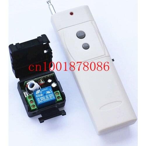 DC12V 1CH Learning Code Wireless Remote Control Switch System Receiver and Transmitter Applicance Garage Door