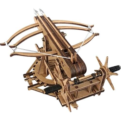 DIY Wooden Ancient Chariot Model Building Kits Wood Crafts for 1/12 Soldier Model