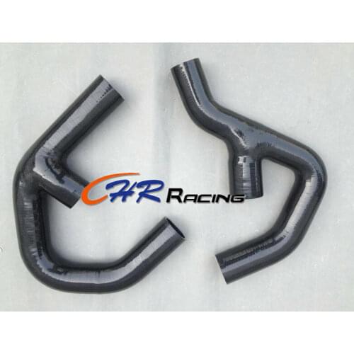 FOR SILICONE INTERCOOLER PIPE HOSE VW GOLF MK5 MK6 A3 JETTA GTI FSi 2.0T BLACK