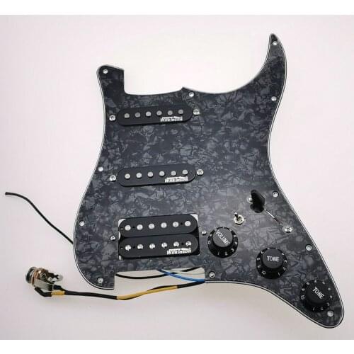 Stratocas Electric Guitar Pickups Wilkinson Alnico5 SSH Style 7-Way type fully loaded pickguard