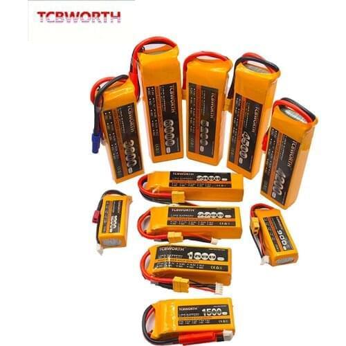 RC Toys LiPo Battery 3S 11.1V 1500mAh 2200mAh 3800 5000mAh 30C 40C 60C For RC Airplane Drone Helicopter Boat Car