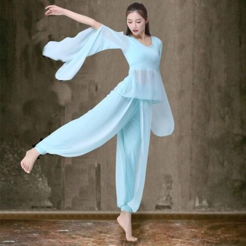 Chinese traditional dance classical ethnic Chinese dance costumes ancient chinese national costume stage wear AA4526