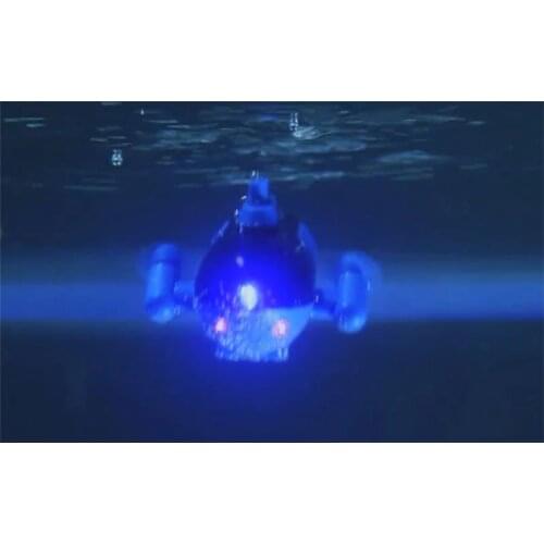 Mini RC Model Submarines Four-channel Electric Radio Remote Control Ship With Sound And LED Effect Kids Funny Aquarium Toy