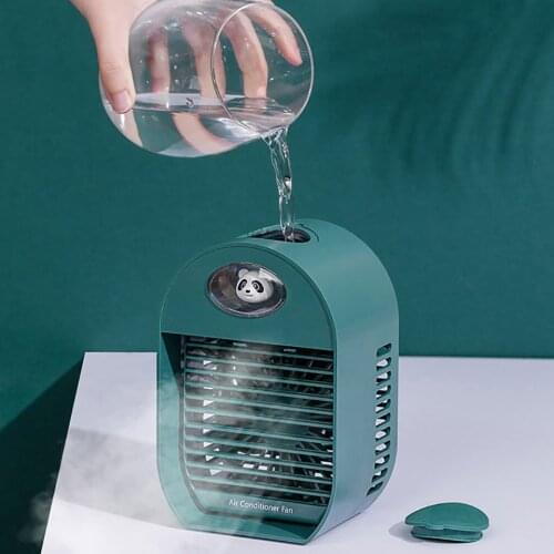 Taida USB Desktop Air Conditioner Fan Computer Cooler Portable Small Mini Desk Humidifier Purifier Air Conditioner Cooling Fan