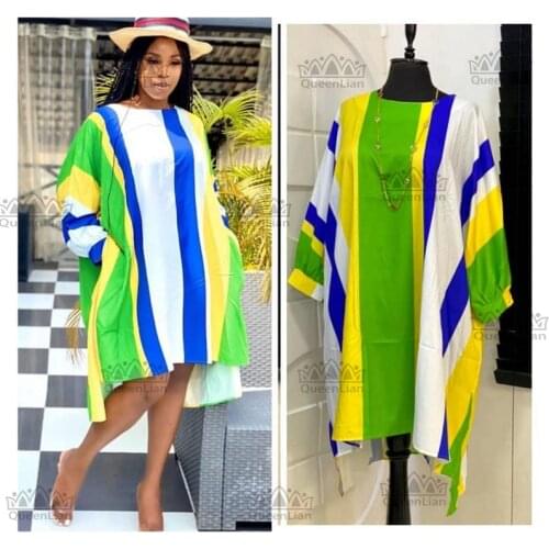 Oversized African Dashiki New Fashion Desing Baizn Super Party Famous Long Sleeve Long dress For lady (ZC01#)