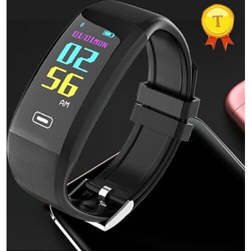 New Smart Bracelet Passometer Color LCD Heart Rate Blood Pressure Blood Oygen Monitoring IP67 Waterproof smart band wristband