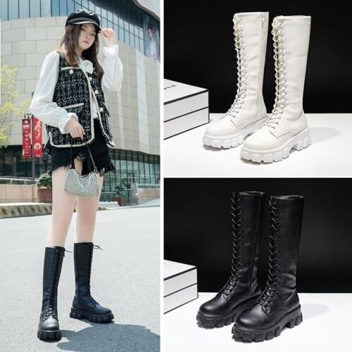 Sexy High Boots Knee-high Pu Boots High Heels For Women Fashion Shoes New Spring Autumn Booties Female