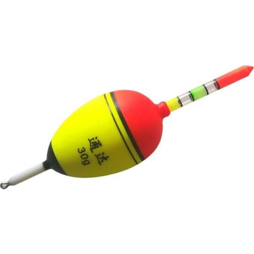 10pcs 10g- 80g Luminous Fishing Float Boia LED Light Stick Night Foam Tube Buoy Glowing Bobber Buoy Indicator Night Floats Set