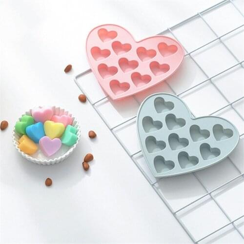 1pc Little Heart Cake Mold Chocolate Molds DIY Cake Decorating Tools Silicone Cookies Molds Ice Cube Tray