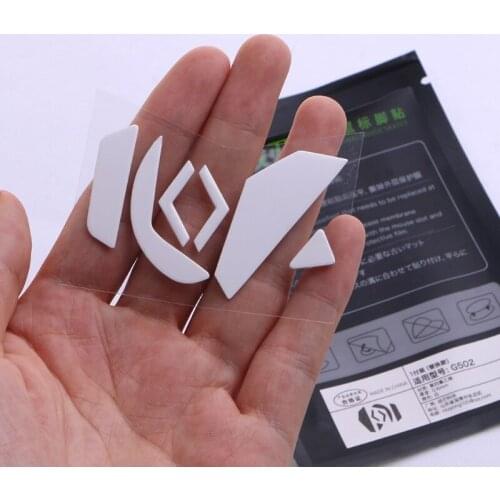 1Pack Professional Mouse Skates Stickers Mouse Feet Pad Glides Rounded Curve Edge Replacement for logitech G502 Mouse