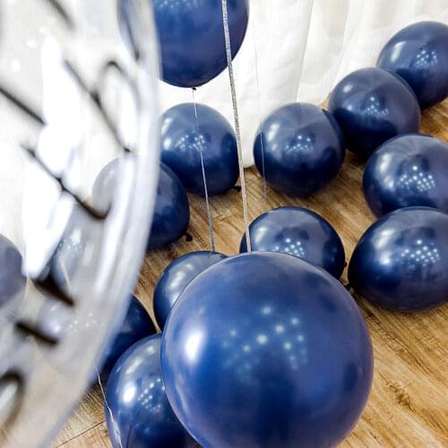 10inch Starry Ink-blue Latex Balloons Thick New Colors Inflatable Air Balls Globos Birthday Party Wedding Decoration 20pcs/lot