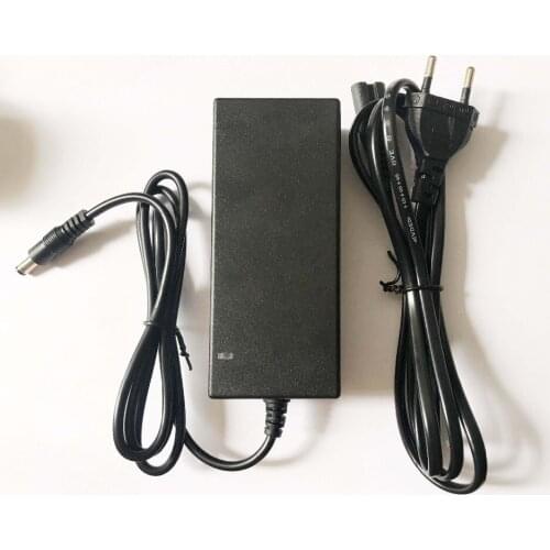 10PCS 36V 2A battery charger 42V 2A Charger Input 100-240 VAC Lithium Li-ion Li-poly Charger For10Series 36V Electric Bike+Cable