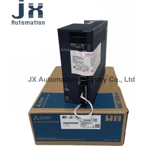 100% New Original Mitsubishi 0.75KW AC Motor Drive MR-JE-70A Servo Amplifier