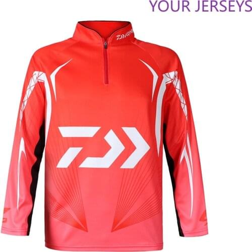 2022 New Style 2 Colors Daiwa Clothing Long Sleeve Quick Dry Fishing Anti-UV Sunscreen Clothes Shirt Pesca DAIWA Pesca Camiseta