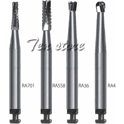 5 pcs dental product RA round bur free dental expedition lab low speed contra angle tungsten carbide burs RA bur