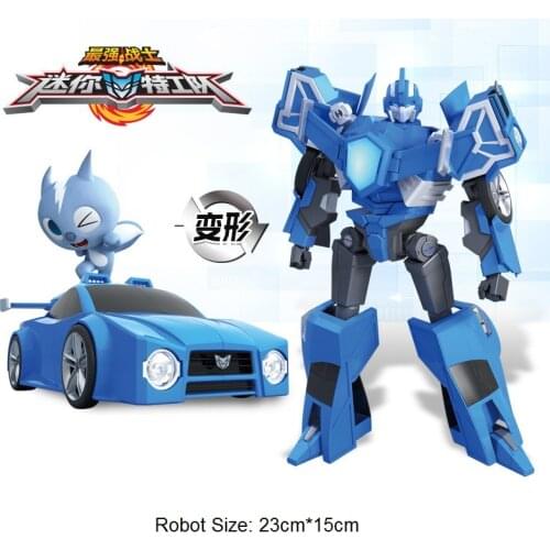 2020 Korea Mini Force Transformation Toys Action Figure Warrior Deformed Robot Weapon Boy Children Souvenir Gift