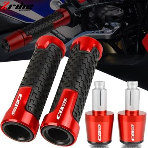 For Honda CB600F Hornet 600 CB600 CB 600F 600 F CB599 1998-2006 Motorcycle 7/8" 22MM Handlebar Hand Grips Handle Bar End Cap