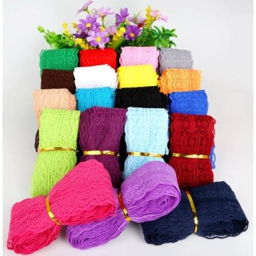 45mm 5 yards Beautiful lace Ribbon Width DIY Wedding Embroidered Net Lace Trim Clothing Accessories For Clothes