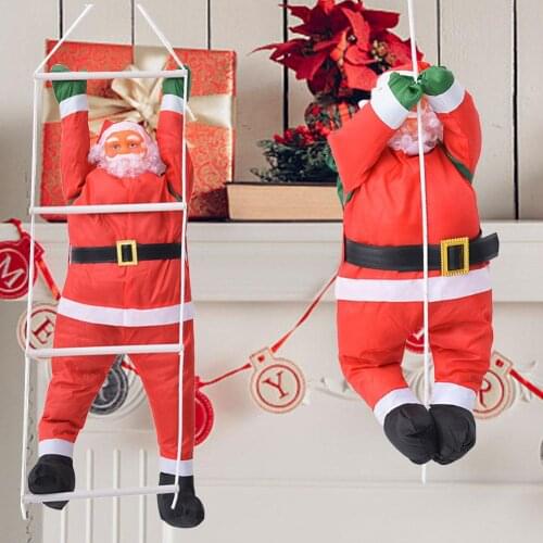 60CM Ladders Santa Claus Christmas Decorations Fashion Home Decorations Cute Christmas Tree Pendants Decor Christmas Gifts