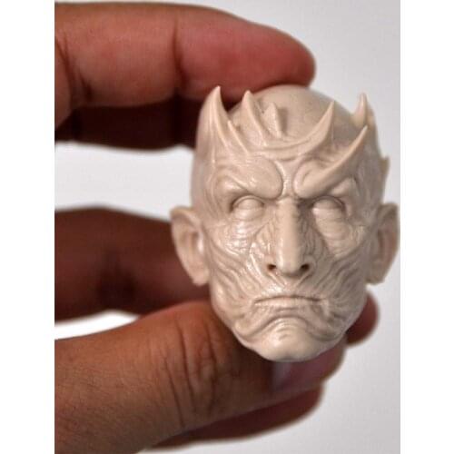 1/6 Scale Vladimir Furdo Furdik Ghost King Unpainted Head Models for 12''Figures Bodies