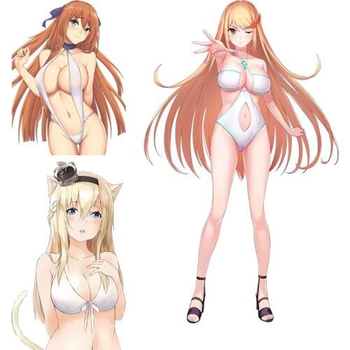 Three Ratels CDM251 cute anime girl sticker for last origin video game Skateboard Laptop Suitcase Car Decal home decoration