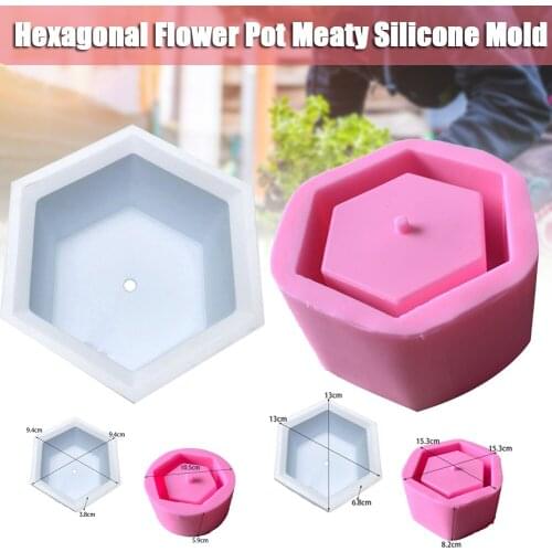 New Silicone Concrete Succulent Plant Flower Pot Ashtray Candle Holder DIY Mold Home Decor Best Price
