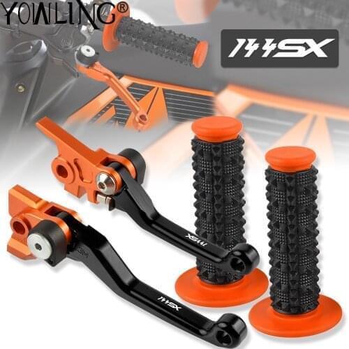 For 144SX 144 SX 2009 2010 2011 2012 2013 2014 2015 Motorcycle Dirt Bike Brake Clutch Levers 7/8'' Rubber Handle Bar Accessories