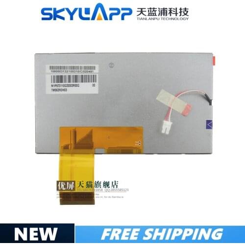 6.2 inch a-Si TFT 60pins 800*480 LCD screen for TIANMA TM062RDH03 car GPS lcds display panel Repair replacement