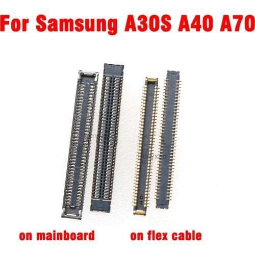 10pcs For Samsung A30S A307 A40 A405 A405F A70 A705 A705F USB Charger Charging Dock Plug FPC Connector on Board