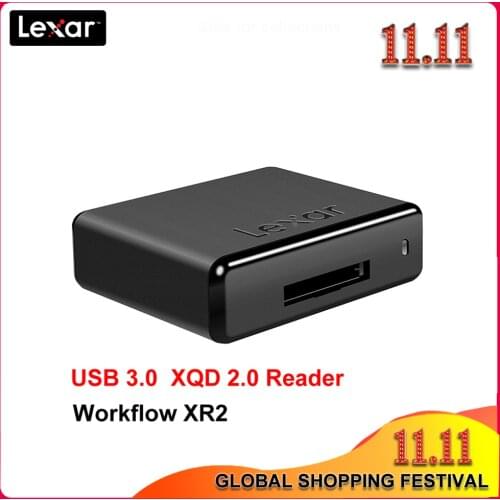 100% Original Lexar XR2 XQD2.0 USB3.0 Card Reader Drive Card reader Lexar Usb3.0 Reader High-speed Professional Workflow