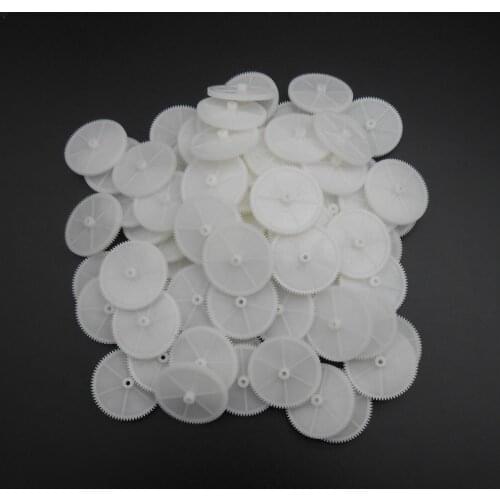 100PCS/LOT 0.5M 78T 2.5A Plastic Spur Gear 0.5 Modulus T=78 Aperture 2.5mm 2.45MM Tight Fitting 78 Teeth 10.5MMX40MM *FD866