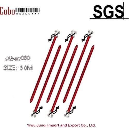 12pcs/lots Outdoor Camping Nail Tent Pins Stakes Peg Kits Aluminum Alloy Round Equipment