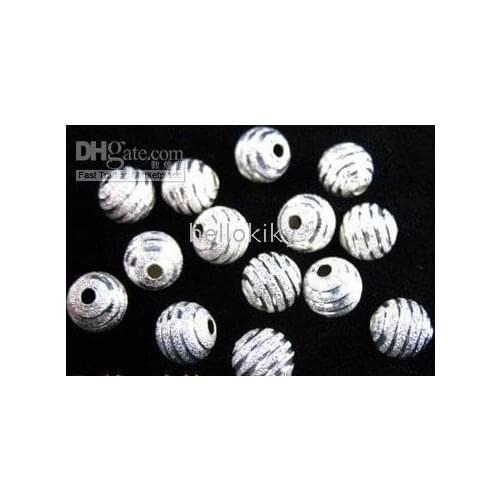 3000PCS Silver Color plate screw stardust spacer beads 8mm M215