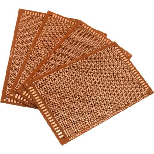 5 Pieces 4 Sizes Electronic Soldering Design Contests Test Single Side Copper Circuit Board Prototype PCB Printed Circuit Board