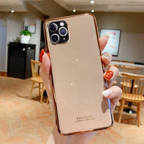 6D Plating Case For iPhone 7 8 Plus SE 2020 Phone Cover For iPhone 11 Pro XR X R S XS Max 6 6s Plus 7Plus 8Plus Fundas Coque