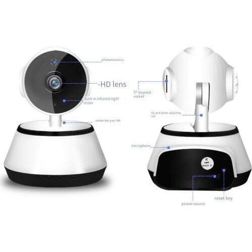 Home Surveillance Mini Camera Wireless Smart WiFi Camera Audio Recording Surveillance Baby Monitor Newborn HD Electronic Nanny