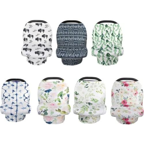 New Mom Nursing Cover Scarf Canopy Breastfeeding Cover Flowel Multifunction Cape Baby Stroller Cover Infant Car Seat Cover