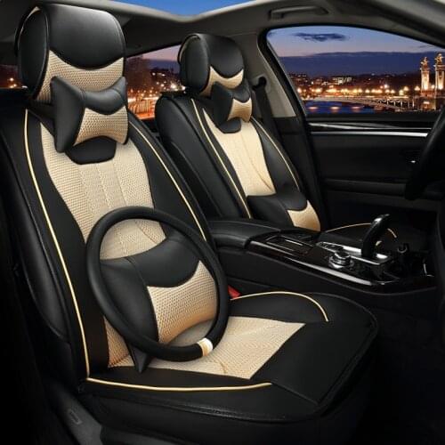 6D Styling Car Seat Cover For Renault Scenic Fluence Latitud Koleos Laguna Megane cc Talisman,High-fiber Leather