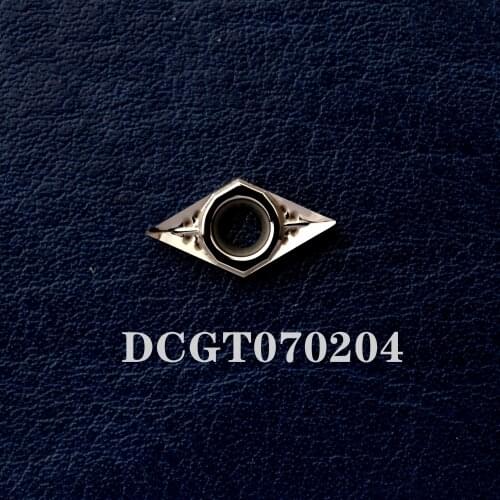 DCGT070202 DCGT070204 DCGT070208 AK GH01 Aluminum Alloy Blade DCGT 0702 CNC Lathe Tool Inserts Aluminum Processing