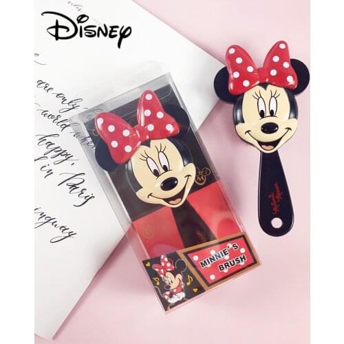 Kids Hair Comb Frozen Elsa Princess Mermaid Sleeping Beauty Hairbrush Cartoon Mickey Minnie Girl Hair Brush Gift Christmas