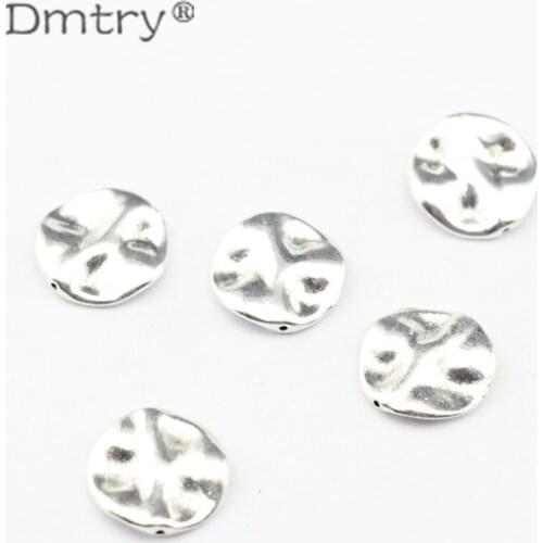 Dmtry 10pcs/lot Wholesale Cheap Charms Zinc Alloy Small Hole Irregular Surface Original Design Jewelry Parts Findings C0165