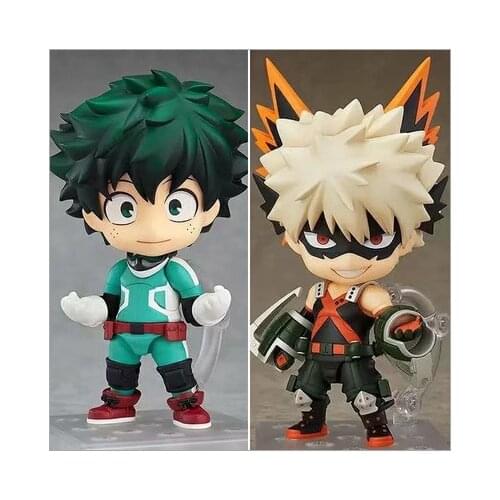 10CM My Hero Academia Anime Figure Midoriya Izuku Bakugou Katsuki Todoroki Shouto GSC Q Version PVC Action Figure Toys
